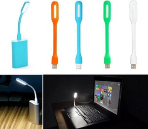 Яскравий LED ліхтарик у PowerBank | Міні USB підсвічування для павербанка, ноутбука, комп'ютера