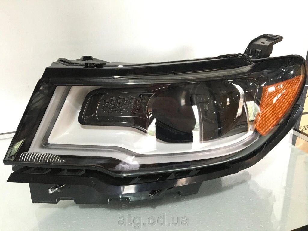 Фара галоген Led дхо Led поворот Jeep Compass 2017-2020 68292229AF, 68292228A левая від компанії ATG-Parts - запчастини кузова та оптика - фото 1