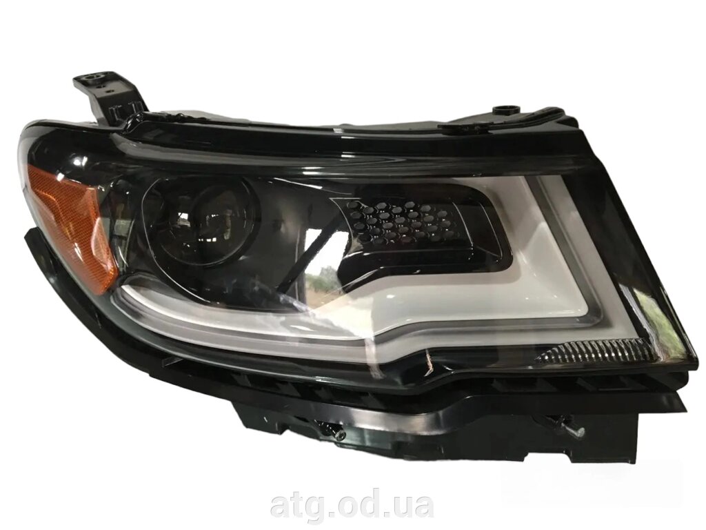 Фара галоген Led дхв Led поворот Jeep Compass 2017-2020 55112707AE, 55112706AF права від компанії ATG-Parts - запчастини кузова та оптика - фото 1