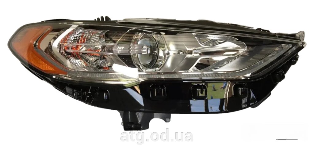 Фара галоген з жовтим куточком права Led ДХВ FORD FUSION 2017 HS7Z13008G від компанії ATG-Parts - запчастини кузова та оптика - фото 1