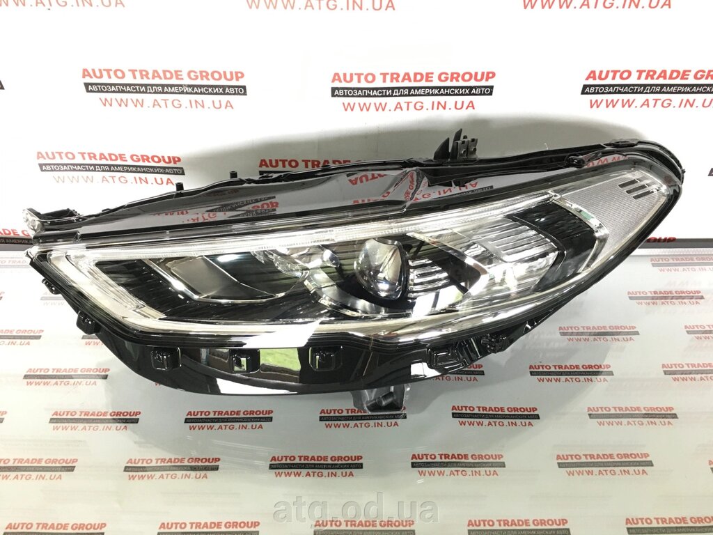 Фара передня LED з білим куточком ліва FORD FUSION MONDEO 2017  HS7Z 13008-AA від компанії ATG-Parts - запчастини кузова та оптика - фото 1