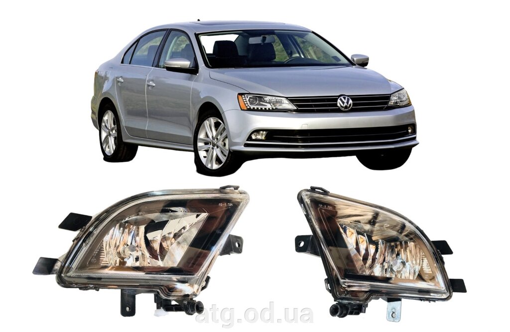 Фара птф VW Jetta 2015-2018 USA 5C7941699P ліва від компанії ATG-Parts - запчастини кузова та оптика - фото 1