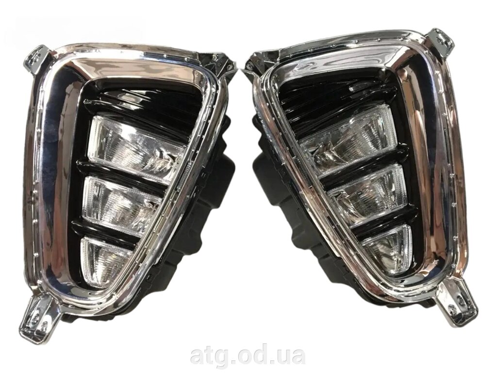 Фари ПТФ Led DRL Kia Optima K5 2016-2018 92202D5000, 92201D5000 комплект від компанії ATG-Parts - запчастини кузова та оптика - фото 1