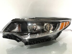 Фара галоген ДХВ Led ліва Kia Optima 2016-2018 USA 92101D5000 жовтий куточок