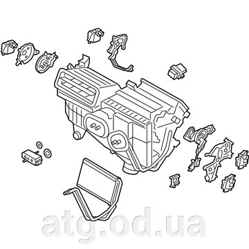 Пічка в зборі Lincoln MKZ 2010-2012 оригінал  HS7Z-19B555-N від компанії ATG-Parts - запчастини кузова та оптика - фото 1