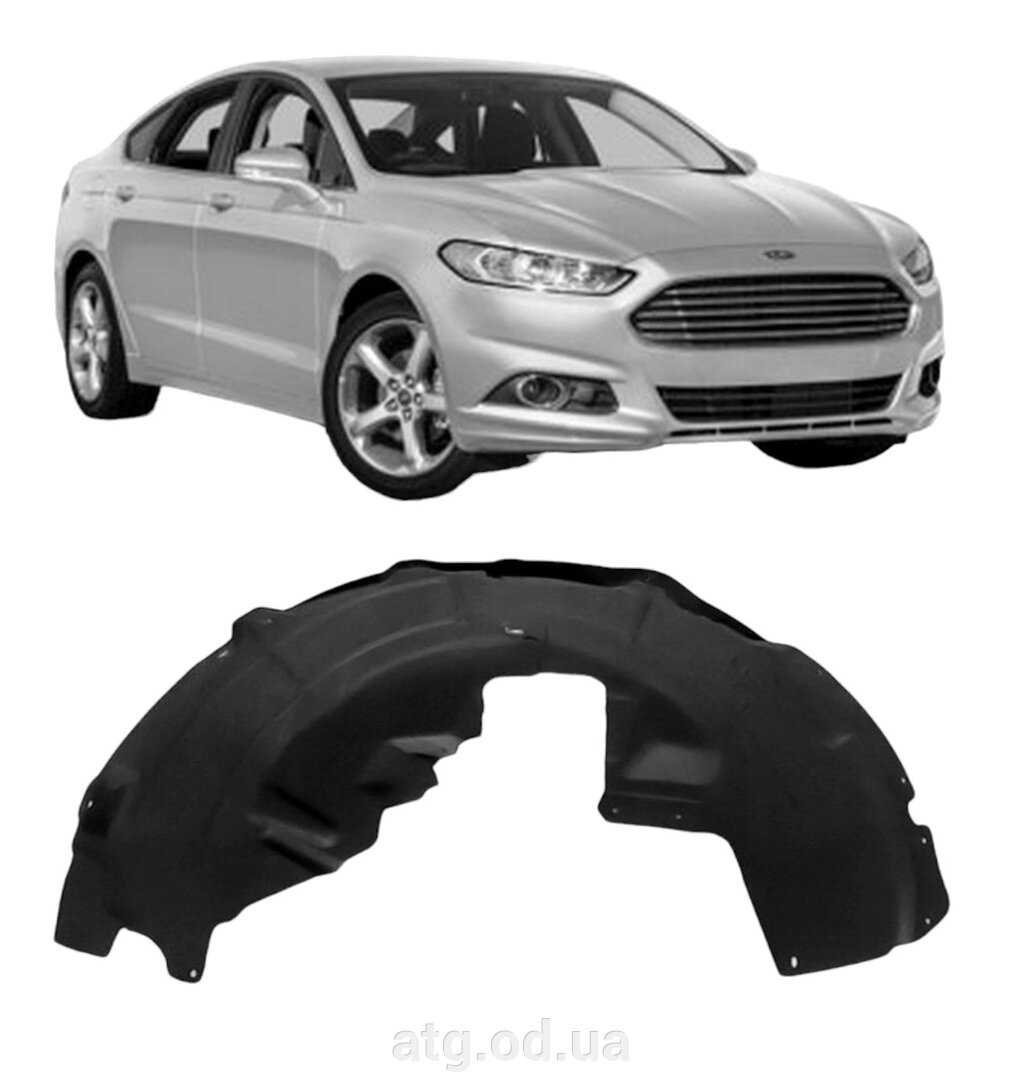 Підкрилок задній лівий Ford Fusion 13- DS7Z-58278B51-B від компанії ATG-Parts - запчастини кузова та оптика - фото 1