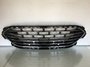 Решітка радіатора grill Ford Escape MK4 2019-2022 сітка чорна +хром LJ6Z-8200-CA