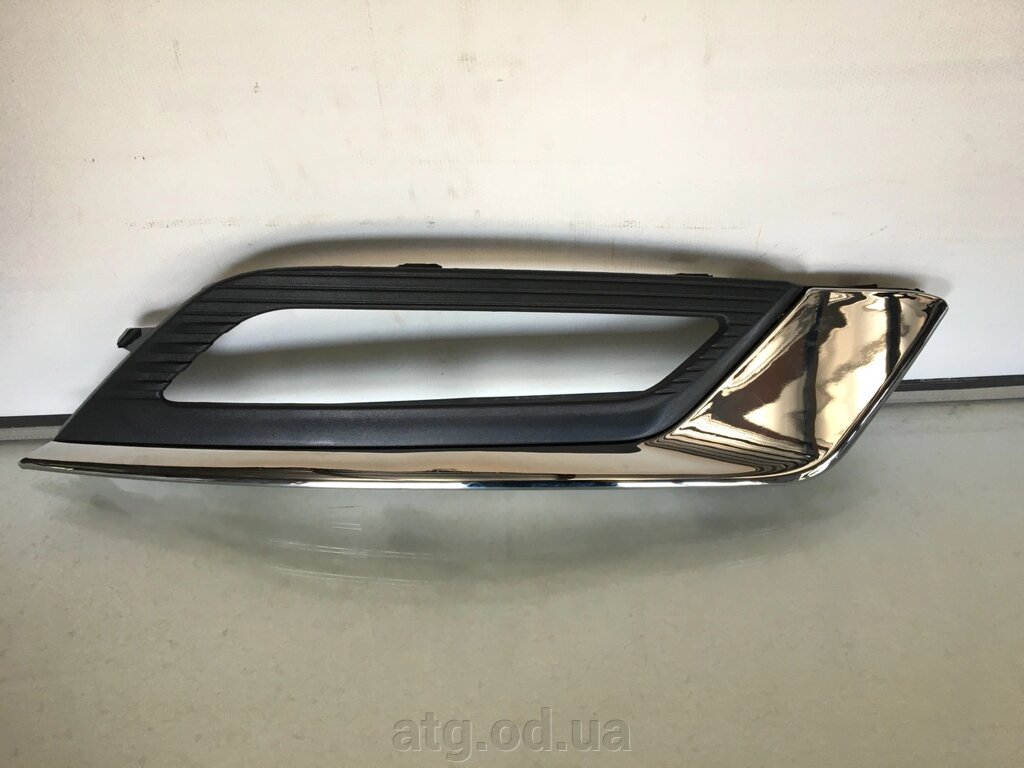 Решітка бампера Ford Fusion mk5 17-18 права під птф хром галоген  HS7Z17B814 BA від компанії ATG-Parts - запчастини кузова та оптика - фото 1