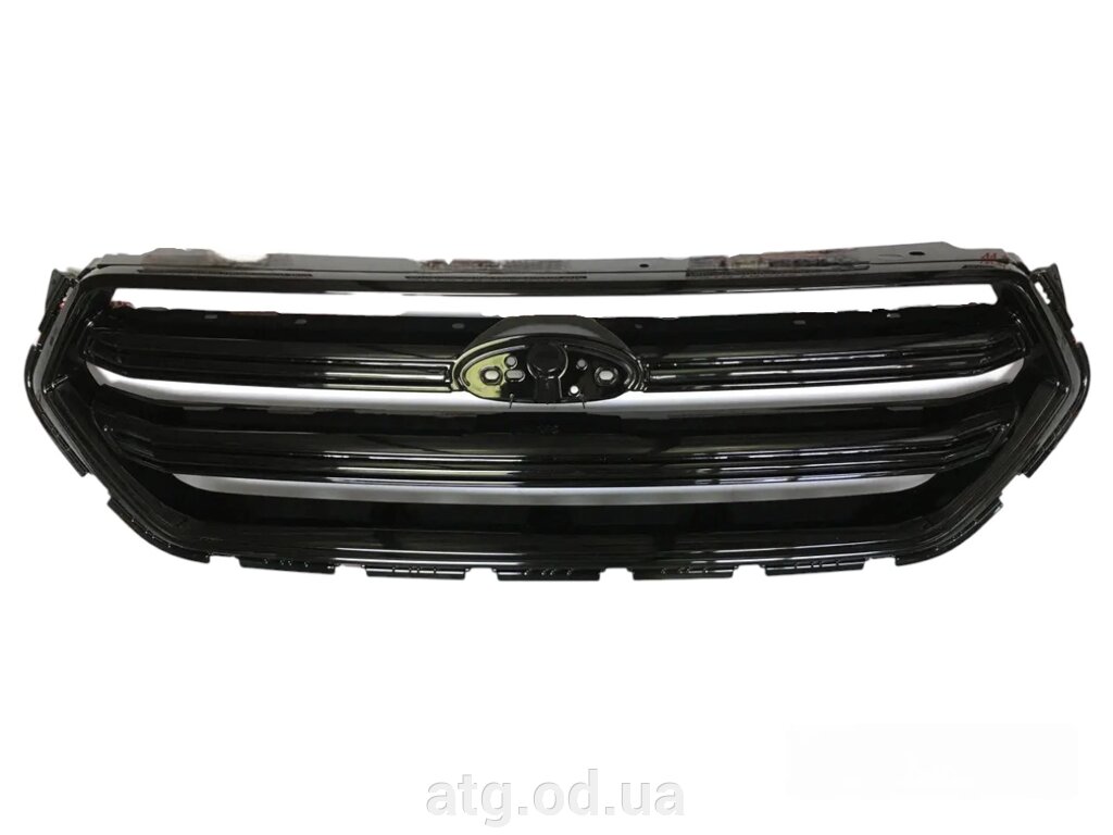 Решітка радіатора grill Ford Escape MK3 17-19 повністю чорна смужка GJ5Z-8200-CC від компанії ATG-Parts - запчастини кузова та оптика - фото 1