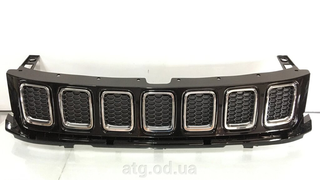 Решітка радіатора grill Jeep Compass 2017-2020  6BA20TZZAB у зборі 3 частини від компанії ATG-Parts - запчастини кузова та оптика - фото 1