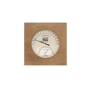Термогигрометр для бани и сауны Стеклоприбор ТГС-3 "Темный"температура 0-140 градусов, влажность 0-100%