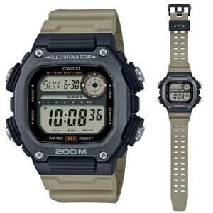 Армійський годинник водонепроникний протиударний підсвічування Casio оригінал, наручний годинник для військових Касіо