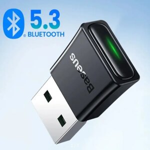 Блютуз адаптер для пк юсб Bluetooth 5.3 передавач для комп'ютера ноутбука USB Bluetooth-адаптер Baseus