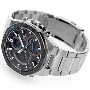 Годинник чоловічий оригінальний Casio Edifice Bluetooth сталевий на браслеті водонепроникний з підсвічуванням ECB-950