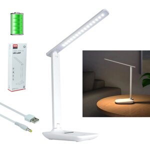 Настільна лампа на акумуляторі світлодіодна світильник від USB, акумуляторна світлодіодна лампа портативна