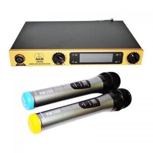 Бездротова радіосистема на два мікрофони AKG KM-388 | бездротової мікрофон караоке