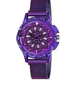 Годинник Rotation Watch ФІОЛЕТОВІ | Жіночі наручні годинники