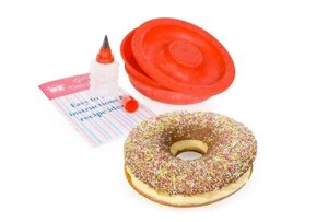 Форма силиконовая для выпечки гигантских пончиков Giant doughnut maker | Форма для донатсов