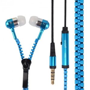 Гарнітура змійка Bass EV-304SL ⁇ Навушники дротові на блискавці ⁇ Вакуумні навушники