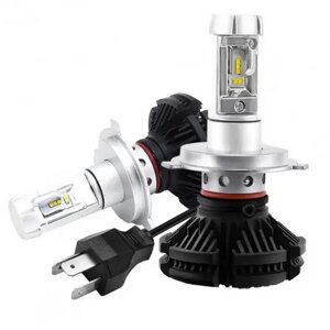 Комплект LED ламп H4 X3 ⁇ Автолампи ⁇ Світлодіодні лампочки для автомобіля