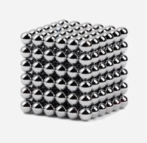 Нєо куб Neo Cube 4мм срібло | Головоломка Нео Куб | Магнітні кульки Неокуб