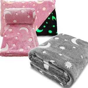 Ковдра світяться BLANKET розмір 160/180см (gray/pink) Дитяче ковдру | Покривало світиться