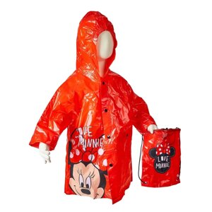 Плащ-дождевик Disney | Детский дождевик с сумкой