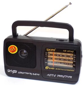 Портативний радіоприймач Kipo KB-409 | ФМ приймач | Радіо переносне