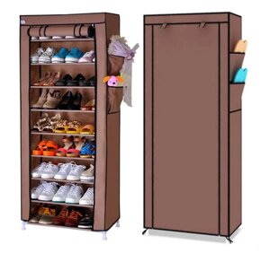 Стелаж для зберігання взуття Shoe Cabinet 160Х60Х30 | Полиця для взуття | Тканинний стелаж для взуття