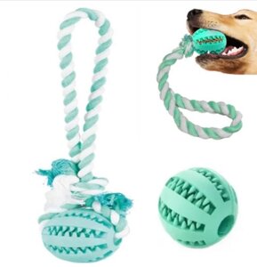 Trixie М'яч Denta Fun на канаті для собак | Іграшка для собак