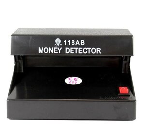 Ультрафіолетовий УФ детектор достовірності банкнот валют UKC 118AB Battery