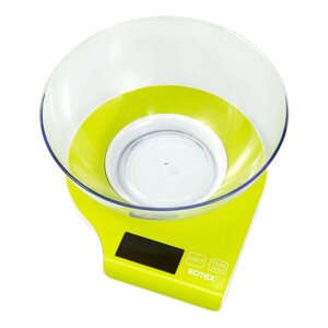 Весы кухонные ROTEX RSK11-G | Весы электронные с чашей | Настольные кухонные весы до 5 кг