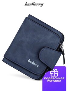 Жіночий гаманець-портмоне Baellerry N2346 темно-синій | Компактний гаманець