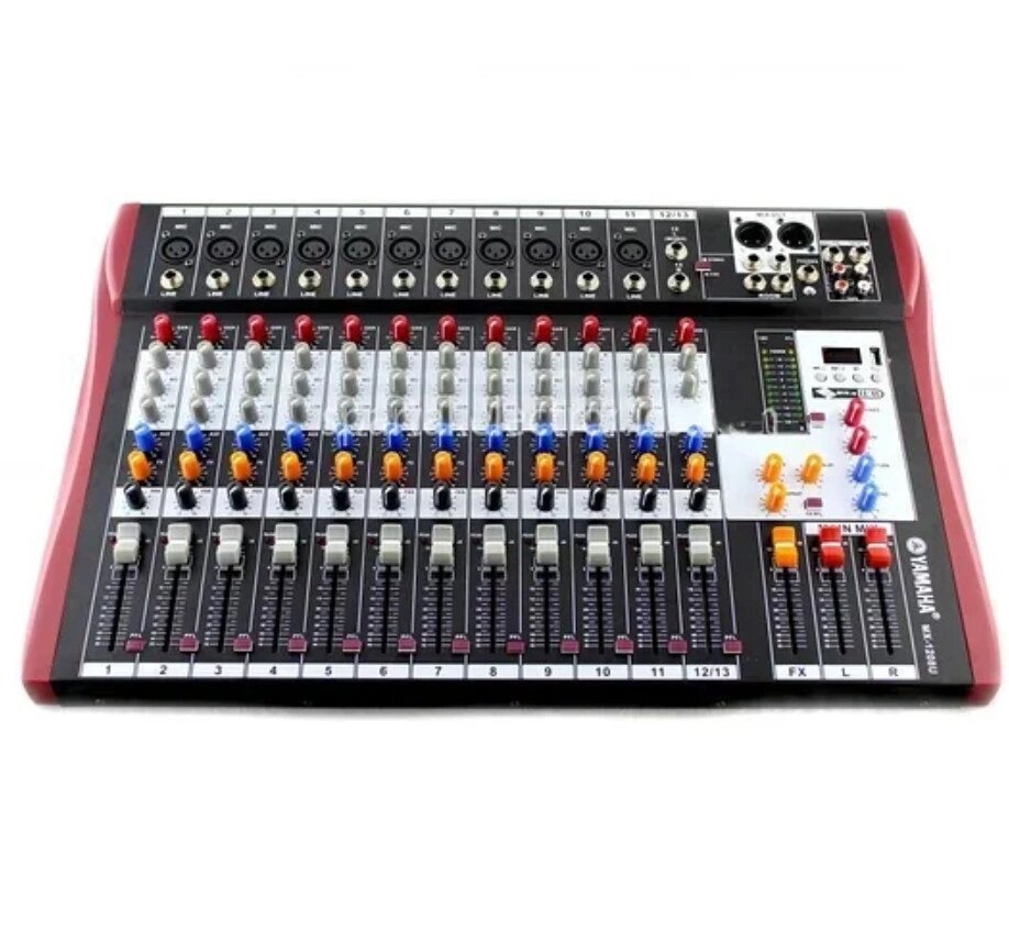 Аудіомікшер Mixer 12 USB/СТ12 Ямаха 12-канальний, Мікшерний пульт Yamaha 1208U від компанії Show Market - фото 1