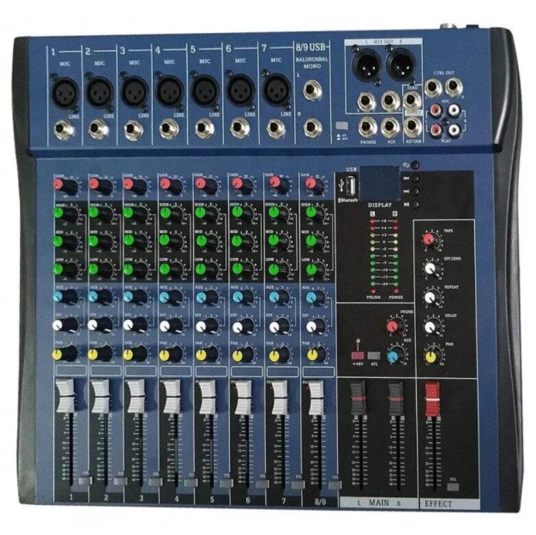 Аудіомікшер Mixer 8 USB/СТ8 Ямаха 8-канальний, Мікшерний пульт від компанії Show Market - фото 1