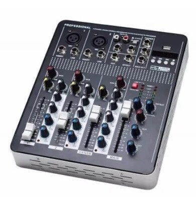 Аудіомікшер Mixer BT 4000D 2ch. + BT, Мікшерний пульт з Bluetooth від компанії Show Market - фото 1