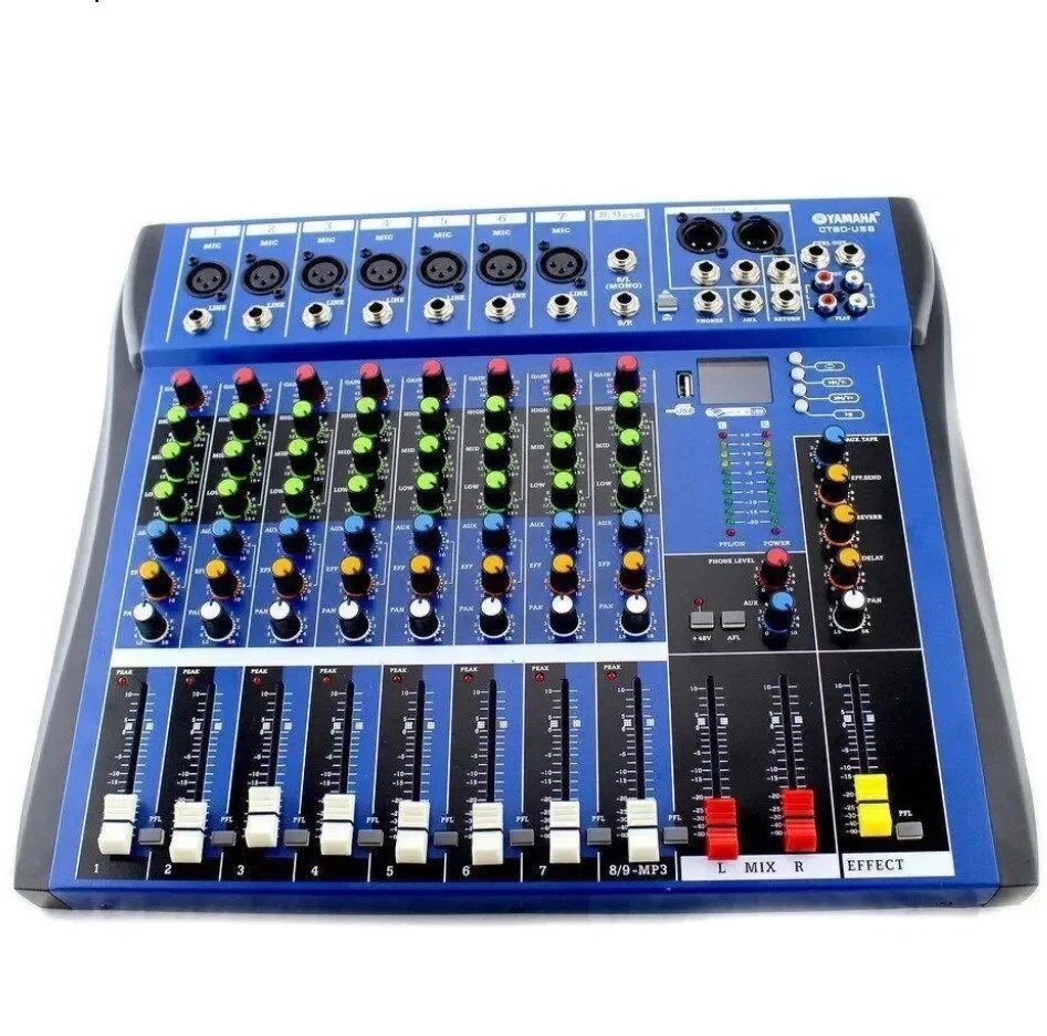 Аудіомікшер Mixer MX 606U Ямаха 6-канальний, Мікшерний пульт від компанії Show Market - фото 1