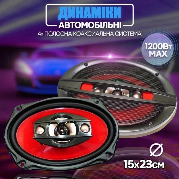 Автоколонки TS 6947, Автомобільна акустика, Колонки в машину від компанії Show Market - фото 1