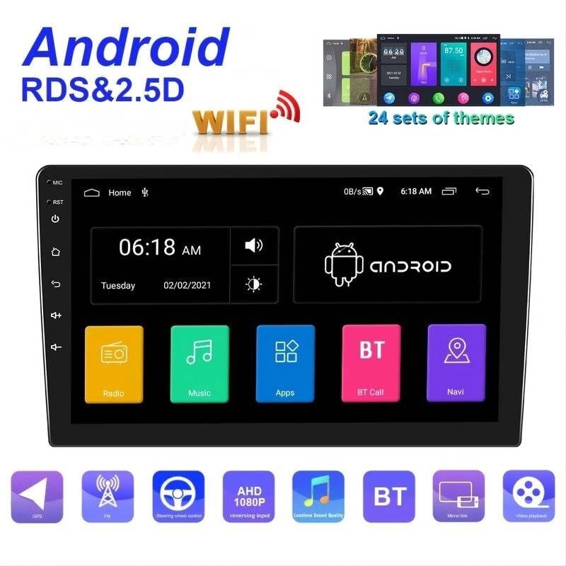 Автомагнітола 10inch 2DIN X1016 Android-9 2/16G, Автомобільна магнітола, Магнітофон у машину від компанії Show Market - фото 1