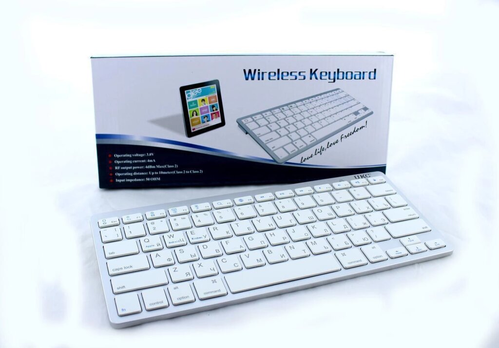 Бездротова клавіатура Keyboard X5, Компактна клавіатура від компанії Show Market - фото 1