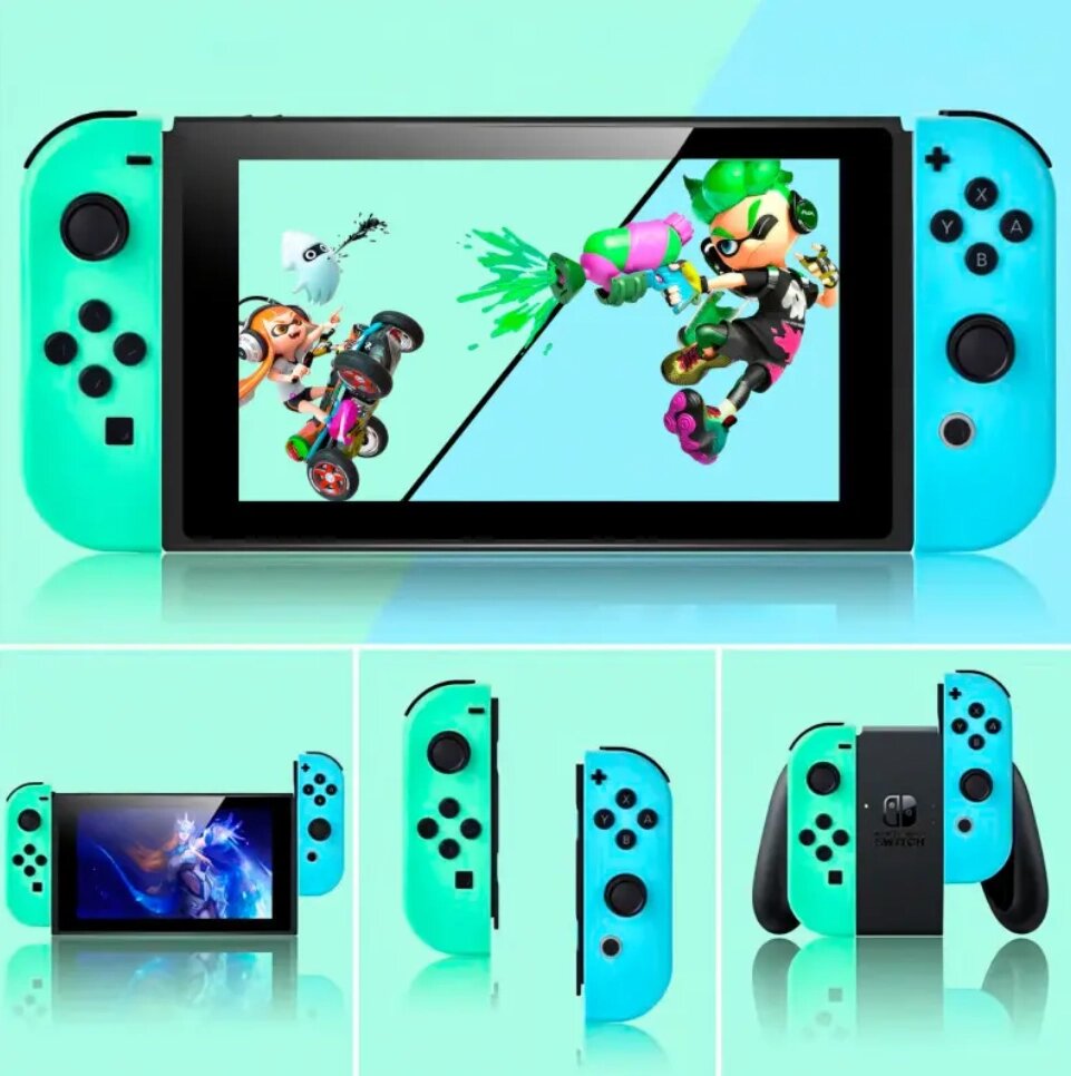 Бездротові контролери Joy-Con для Nintendo Switch J-C PAD Зелений і блакитний, Геймпада для міні консолі від компанії Show Market - фото 1