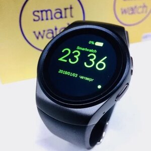 Годинник Smart watch Kingwear KW18 чорні, Фітнес трекер, Розумні годинник