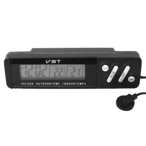 Годинник VST 7067 | Годинник настільні з гігрометром і термометром | Домашня метеостанція