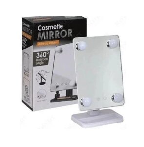 Cosmetie mirror 360 дзеркало з підсвічуванням для макіяжу | Косметичне дзеркало настільне