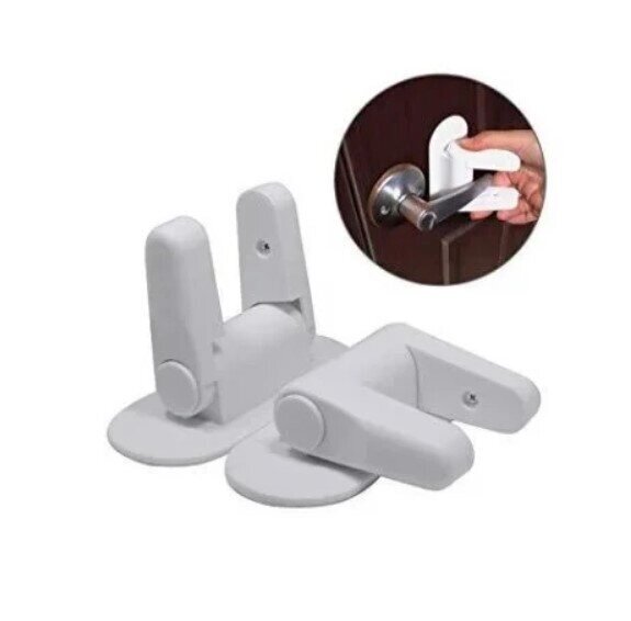 Дитячий замок або засувка Door Lever Lock, Замок-блокіратор дитячий від компанії Show Market - фото 1