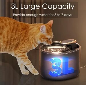 Дозатор води для хатніх тварин W32 | Розумний фонтанчик W32 для котів і собак