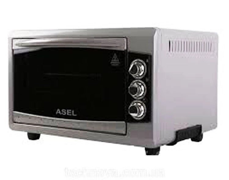 Духовка ASEL AF-0723 (50-23) сіра, Електродуховка настільна, Електрична духова шафа від компанії Show Market - фото 1