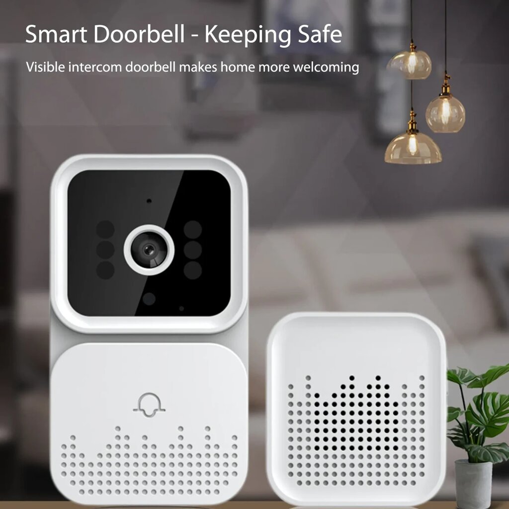 Дверний смарт-дзвінок Mini Doorbell TUYA APP, IP-відеодомофон від компанії Show Market - фото 1