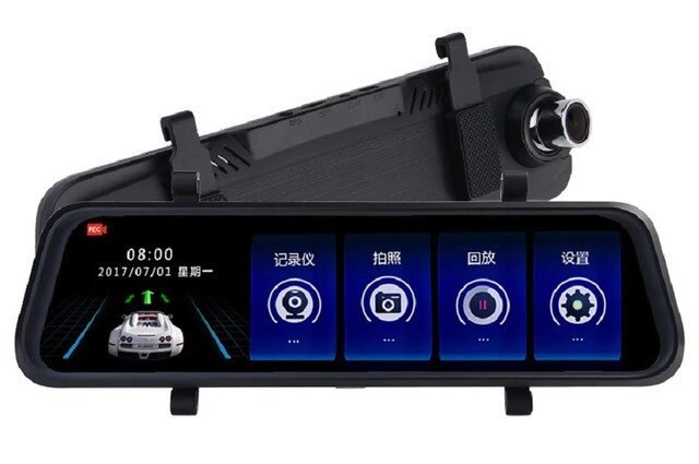 DVR L 203 дзеркало з двома камерами 1080P full screen 12", Реєстратор у машину, Автореєстратор від компанії Show Market - фото 1