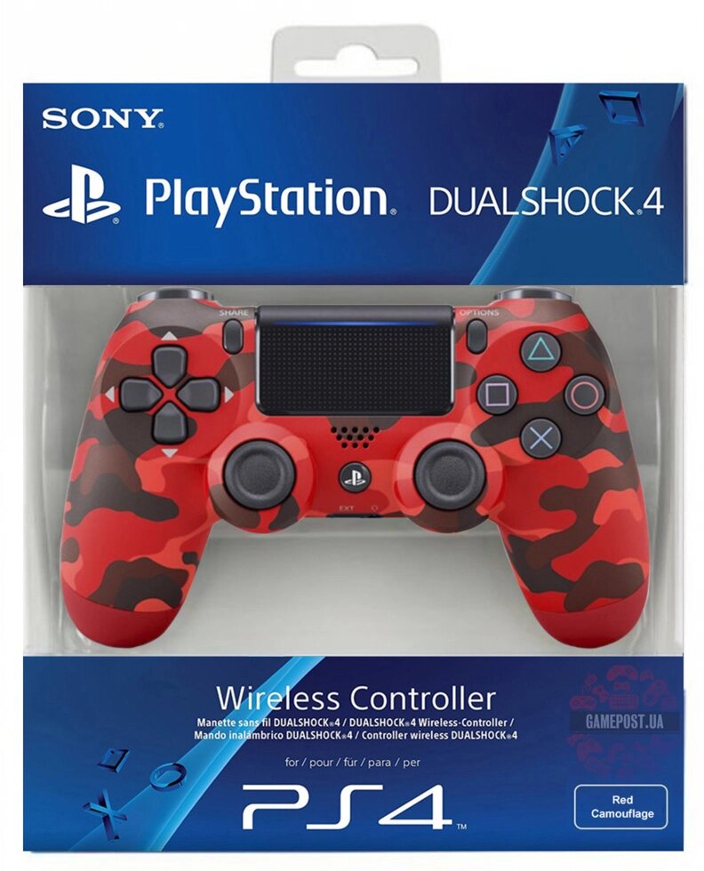 Джойстик PS 4 DualShock Wireless Controller, Безпровідний геймпад, ігровий Контролер від компанії Show Market - фото 1